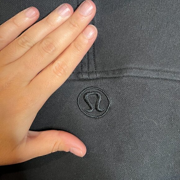 Lululemon Black Floral Embroidered To You Long Sweatshirt - Picture 5 of 5